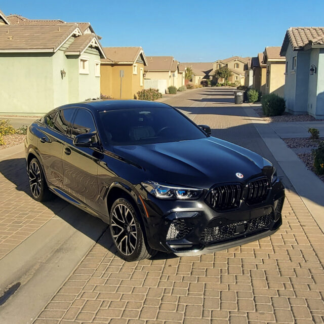 Shiny Black BMW X6 M Competition